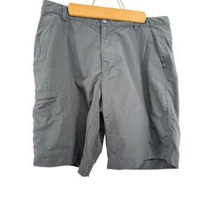 The North Face Horizon 2.0  Mens 34 Gray Nylon Shorts 10 inch Outdoors Cargo